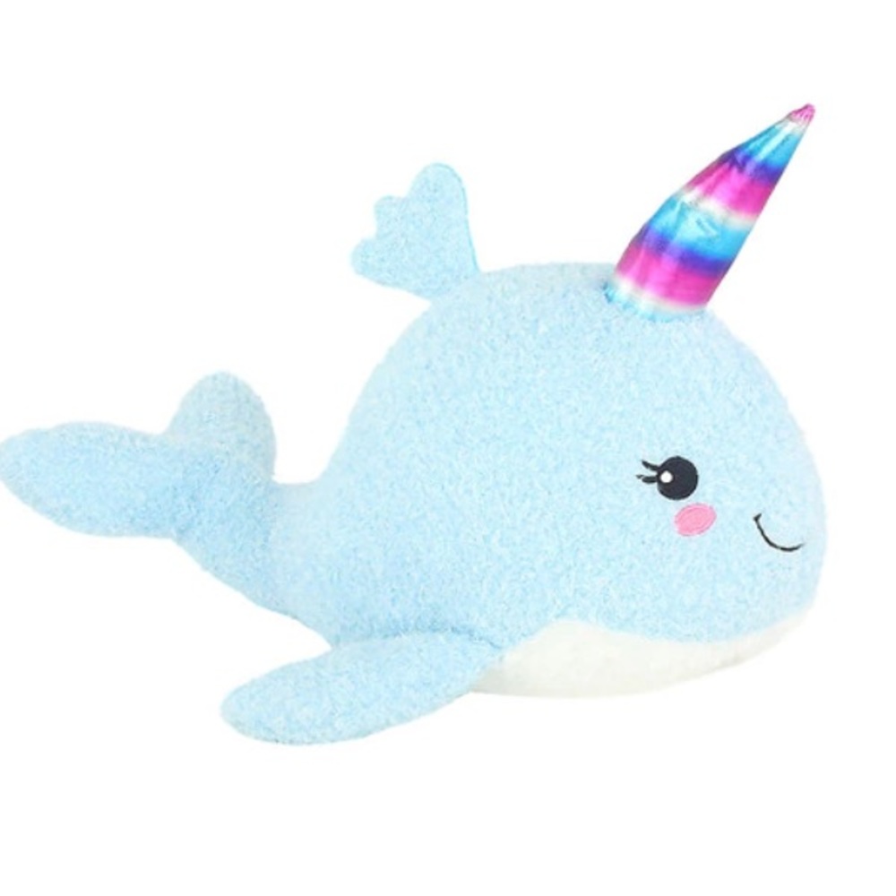 Hug Me Festive Voice Narwhal Plushie
